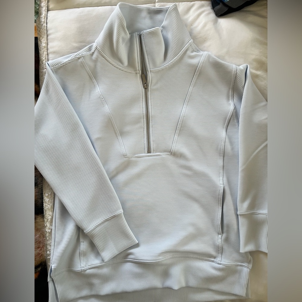 Zella Kickback Ottoman Half Zip Tunic